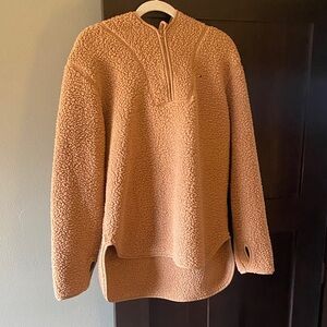 Tommy Hilfiger women’s  Camel Zip-Up Sweater